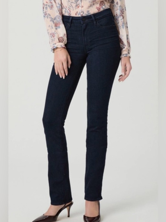 PAIGE Denim - PAIGE Hoxton Straight Leg Jeans Deep Navy High Rise Transcend Vintage NWT
